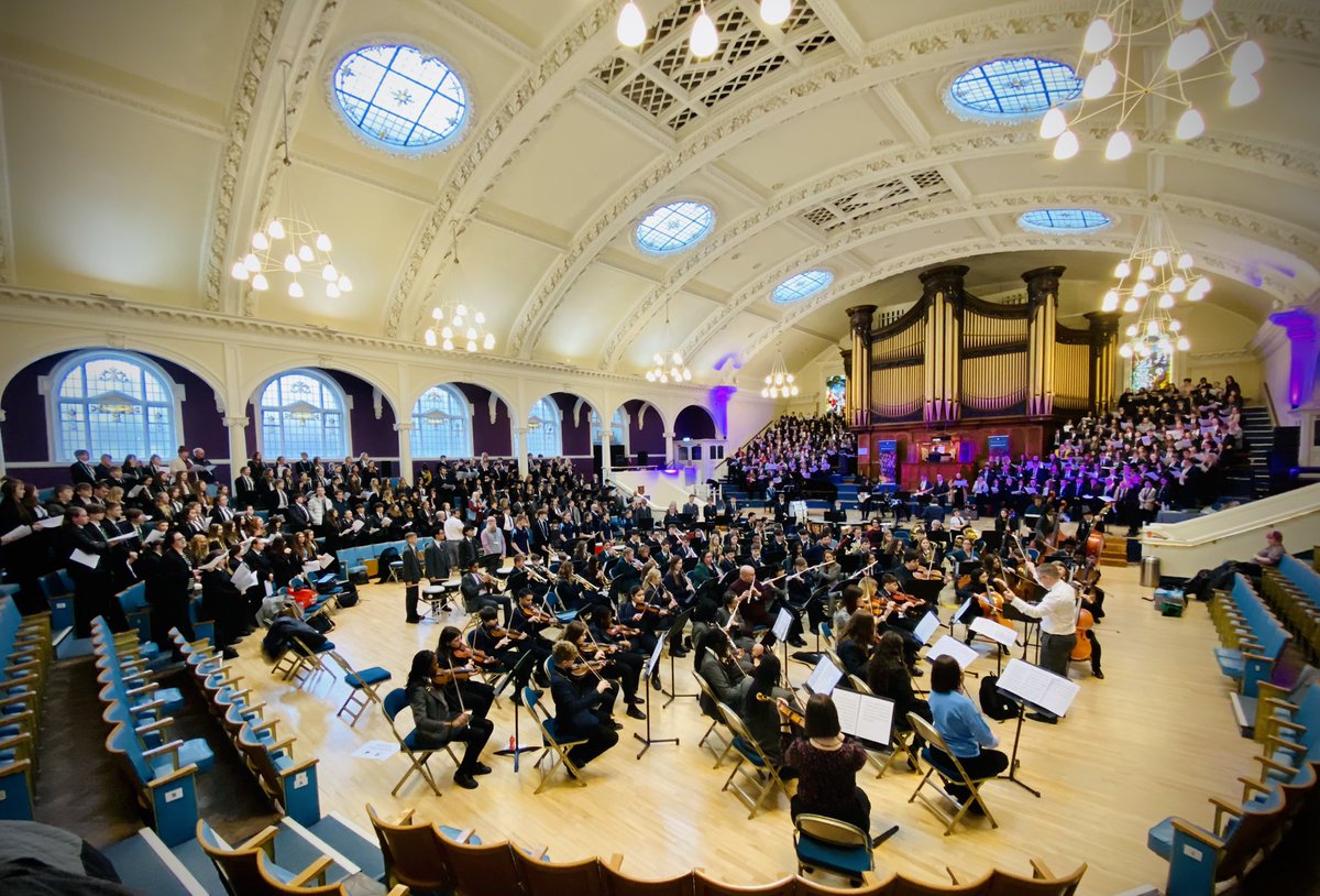 It’s happening! Our largest ever DRET massed orchestra and choir. 500 participants from 11 DRET Academies! <a href="/DRETnews/">David Ross Education Trust</a>