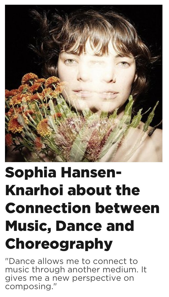 I did an interview with 15 questions about composing for dance, you can read it here:
15questions.net/interview/soph…
