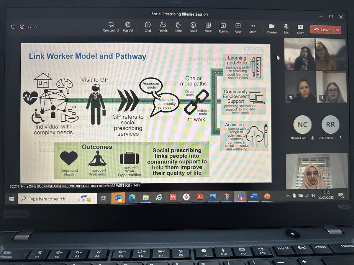 BOBAHPFaculty's tweet image. #SocialPrescribingDay2023 #bitesizedlearning underway