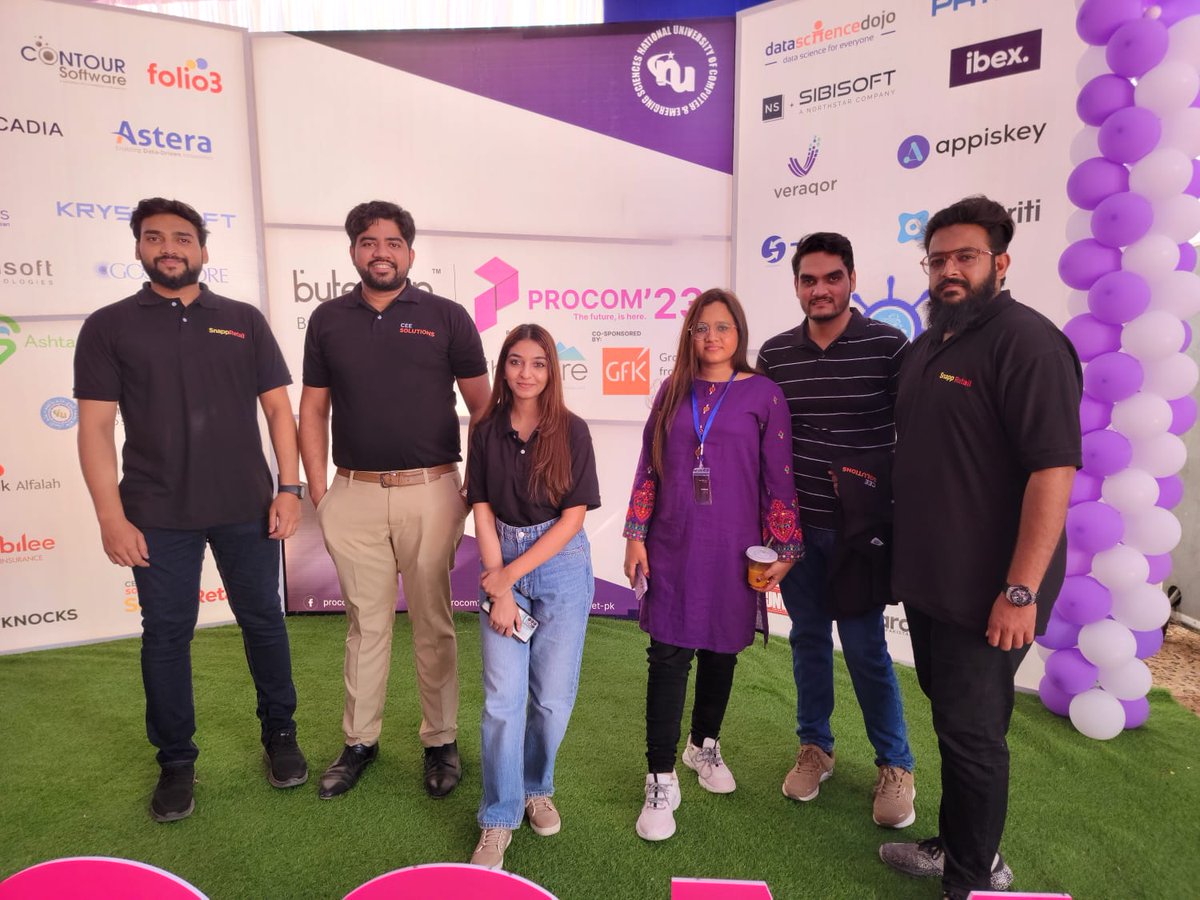 Grateful for an amazing response at PROCOM. Our team had a fantastic time meeting prospective students and helping them pave the way for a successful career path. 

#snappretail #retailfintech #retail #retailinpakistan #futuretrade #msmepakistan #digitization #traditionaltrade