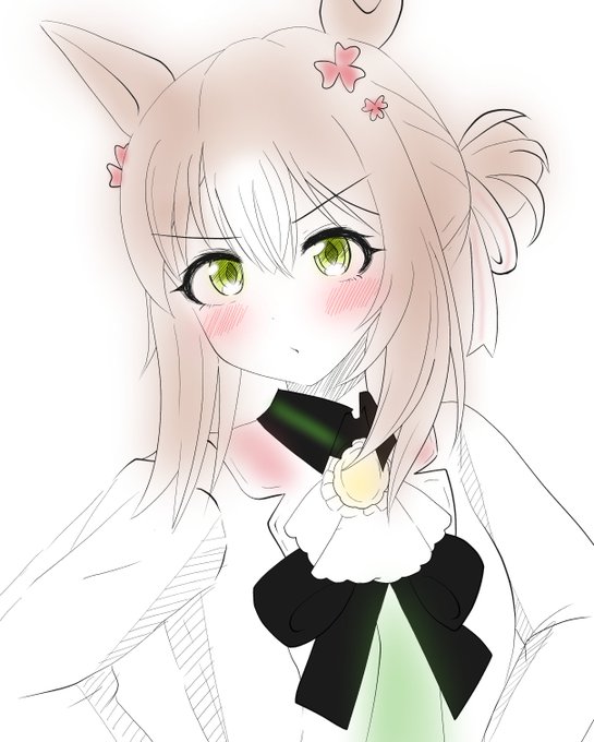 ファインモーションきさまー呼び好き #フォロワーさんの推しを描きたい 