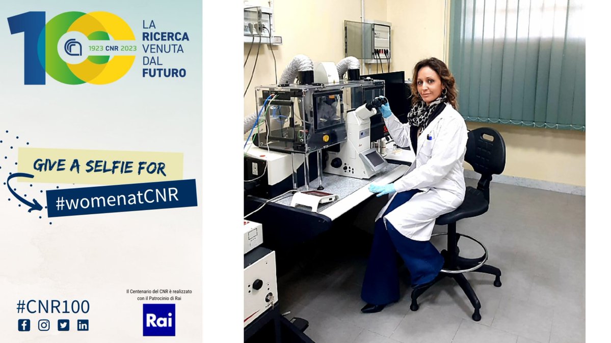 📢#Meet @Inesfasolino! She is a Research Scientist @CnrIpcb. She studies biological&pharmacological responses in the presence of #biomaterials for #cancer, #inflammation treatment and biomat for #tissueregeneration. 
Every day should be #womenscienceday!
#CNR100 1/2 
@CNRsocial_