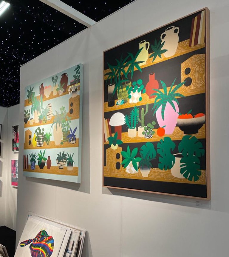 Here we goooooo! 💫 @affordableartfairuk is open until Sunday. Don’t miss it! I’m showing with <a href="/libertygallery/">Patsy Dixon - Liberty Gallery</a> 🌸 Stand F2.
