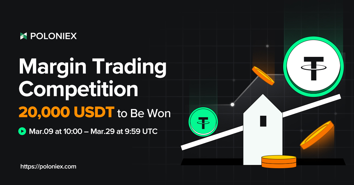 Poloniex's tweet photo. 🔥 Margin Trading Competition: $20,000 to be won! 🔥

🍋 5,000 USDT for new margin traders
🍋 Trade more to share 5,000 USDT
🍋 Climb up the leaderboard to get a greater share of 10,000 USDT

Click to JOIN 🤩 https://t.co/a8vEP9FFZ0

#giveaway #bitcoin #trading https://t.co/1PXnqLp7EN