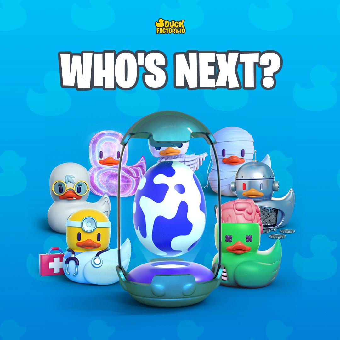 Duckfactory_io's tweet image. 1⃣of our favorite🥰 things to do is watch the creativity of our players when it comes to suggesting new duck designs🦆
Share with us the most unique duck 🤩design you want to add, we&apos;ll pick the best one and add it to season 2⚔️! 

#DuckFactory #GameCustomization #CryptoArt