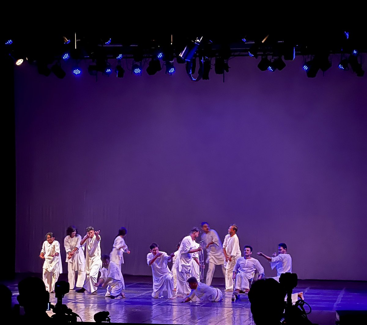 bdBritish's tweet image. Rehearsals are over, the stage is set!
We are ready to begin the premiere of our disability-theatre piece নৈঃশব্দ্যে ’৭১ (&apos;71 in Silence). Directed by Ramesh Meyyappan, this show features 15 artists with disabilities from 8 cities in 🇧🇩
#DARE #InclusiveTheatre #DisabilityArts