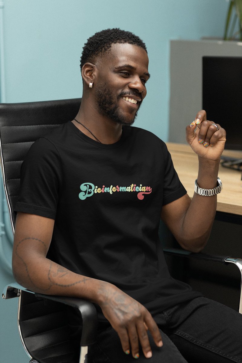 molaoctoba's tweet photo. 🗣️ Get your Bioinformatician shirt today and let the world know that you're a proud bioinformatics enthusiast! https://t.co/ie0yNNLE99 #bioinformatics #bioinformatician #genomics #computationalbiology #science #datascience #coding #fashionable #populationgenomics https://t.co/EpfauNcbvG