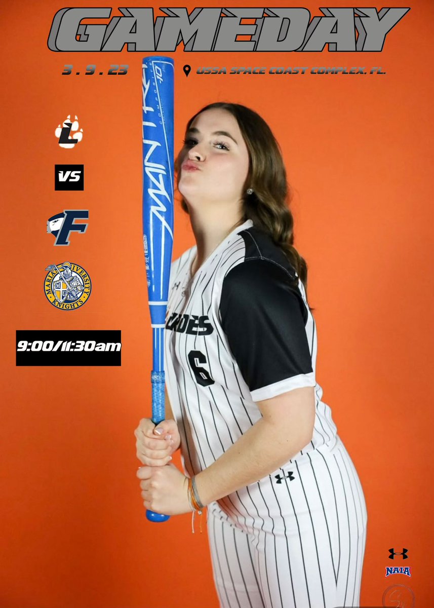 Sun is shining on this Thursday morning! Let’s take two GrayWolves!🔥🥎🌴 #pawsup #LourdesStrong

🆚 Fisher & Marian
📍 USSSA Space Coast Complex, FL. 
⏰9:00/11:30am