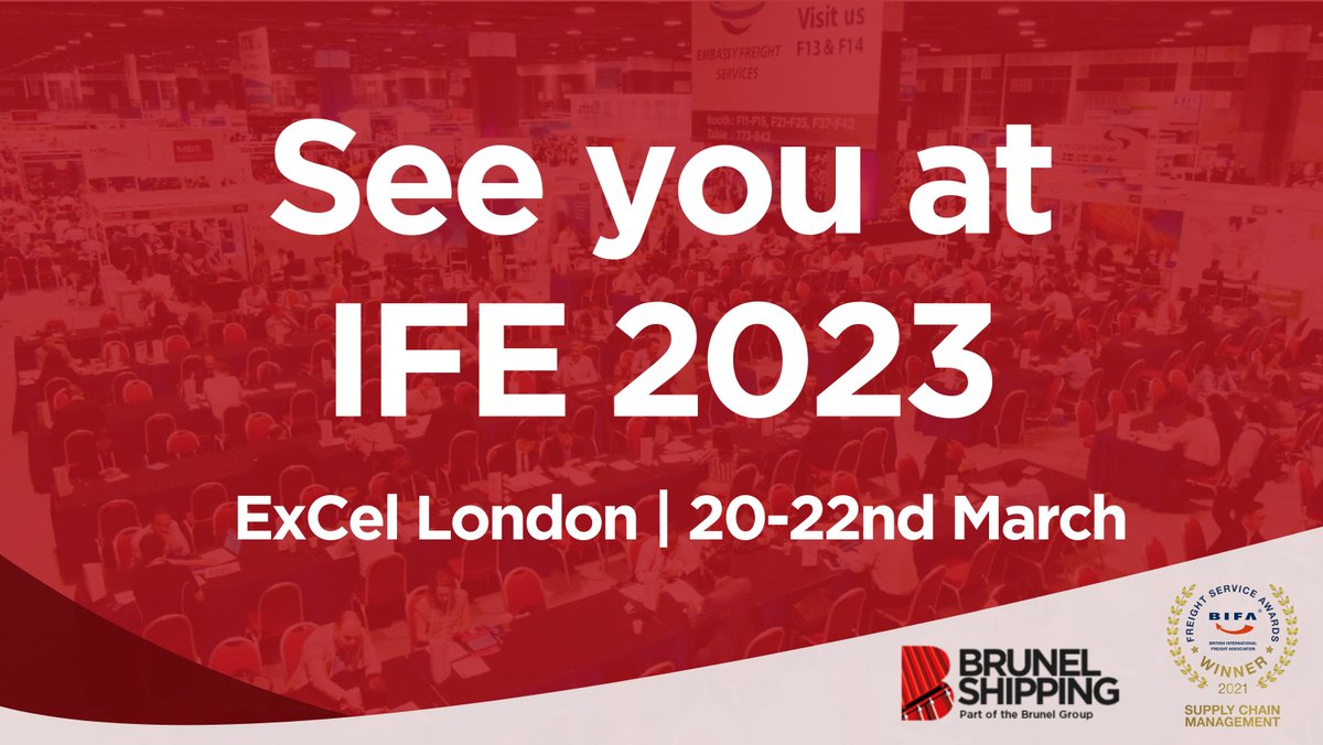 Just under 2 weeks to go until this years @IFE_Event 🥦 If you would like to speak to us on the day about working with an award winning Supply Chain provider, please visit us on stand 110.