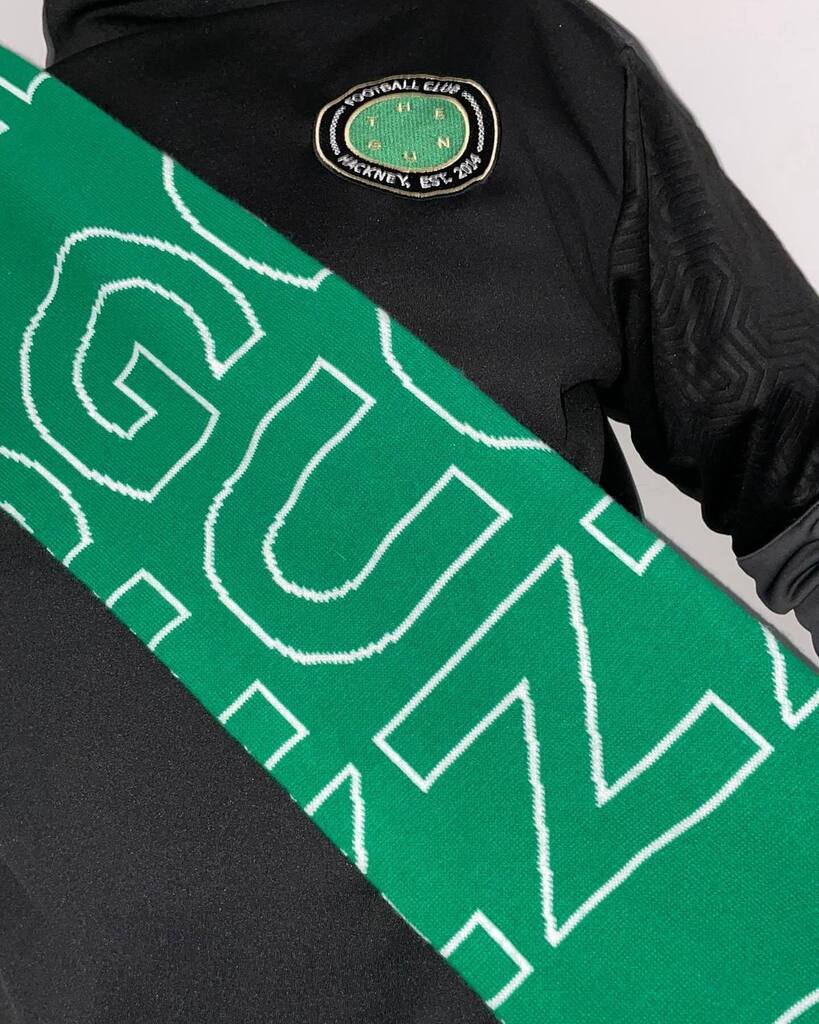 Gun FC scarves now available! Keep your face warm on those windswept Marshes’ Sundays, or just look smart down the pub with your mates. All profits will go to @hackney_quest, a local non-profit organisation who have been helping develop the potential … instagr.am/p/CpkUbEvoCfV/