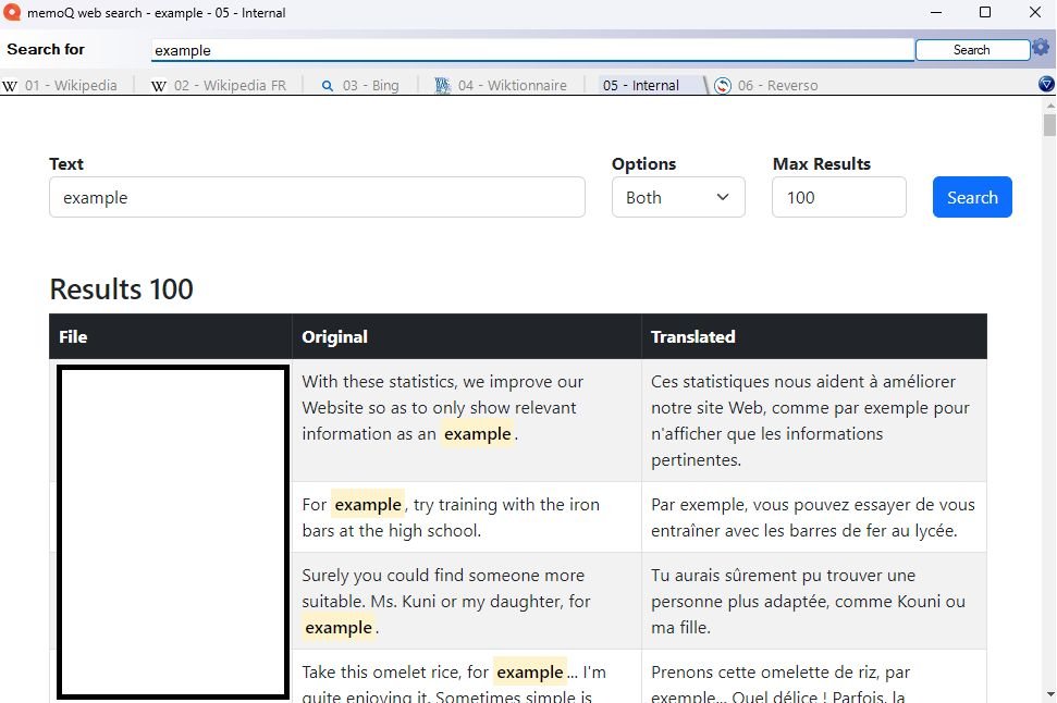 A friend of mine developed an open-source tool for #l10n called QueriaTMX that allows you to look up terms in your local TMs directly in your browser or any app that allows web queries (such as MemoQ Web Search). Check it out on Github: github.com/vekien/QueriaT…