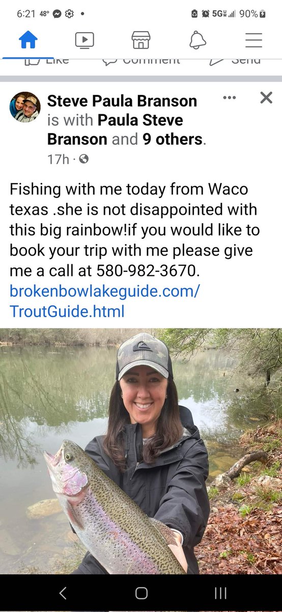 I went to school with Steve in Broken Bow Oklahoma. Great guy if you are looking for a fishing guide in Hochatown on your next vacation