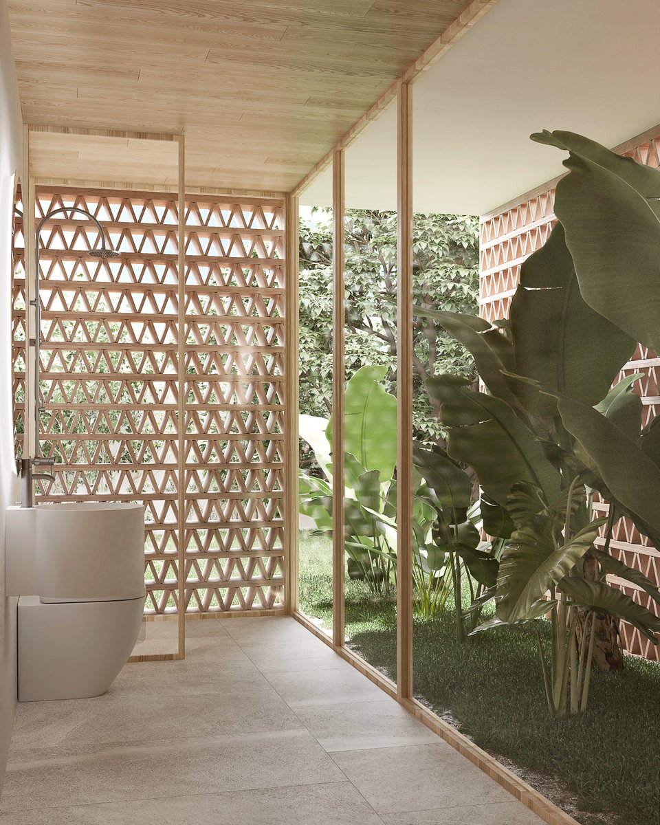 De exterior #minimalista y un interior de una calidez absoluta, Casa T busca una mayor sintonía entre los espacios interiores y exteriores. La luz natural inunda la #vivienda gracias a los enormes ventanales, que permiten disfrutar y estar en conexión directa con la #naturaleza.