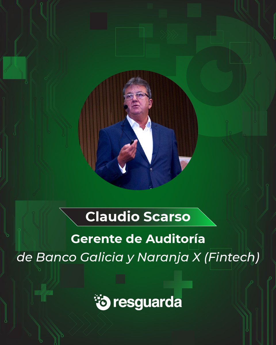 🔊 El 29/03, lo invitamos a participar de “El rol del auditor en la ciberseguridad”.

Oradores:
✅ <a href="/cokilitvin/">Jorge L. Litvin</a> (Jorge Litvin)
✅ @pablopaladini1 (Pablo Paladini)
✅ @claudioscarso (Claudio Scarso)

🕐09hs 🇲🇽 12hs 🇦🇷 16hs 🇪🇸

¡Lo esperamos!
📲Inscripción - hubs.ly/Q01zZYhD0