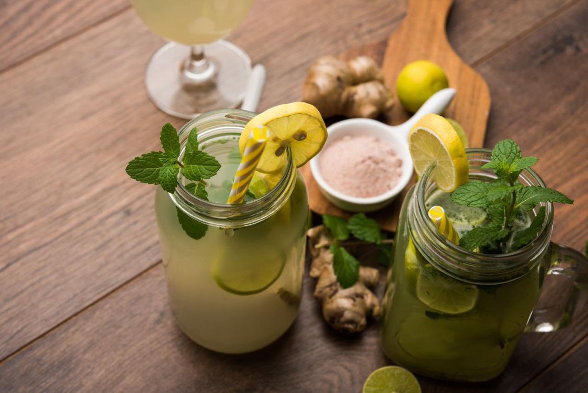 SHIKANJI or Nimbu Pani: a sweetened lemon beverage that is consumed most commonly in North India, West India and Pakistan. Flavours include mint, orange, rooh afza etc. #healthydrink #foodandbeverges #summerdrink