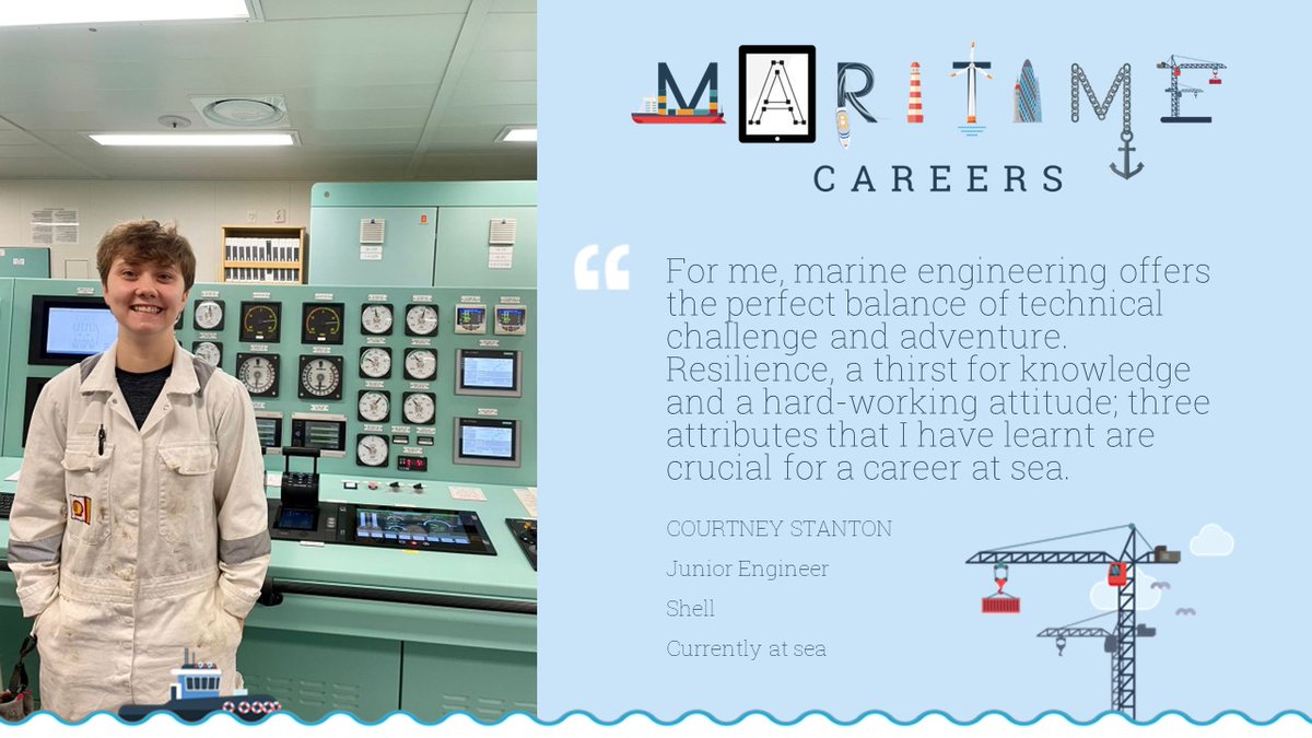 Hear from Junior Engineer Courtney on what you need to succeed in marine engineering 👇

#MaritimeCareers #NCW2023 @CareersWeek @careersatsea