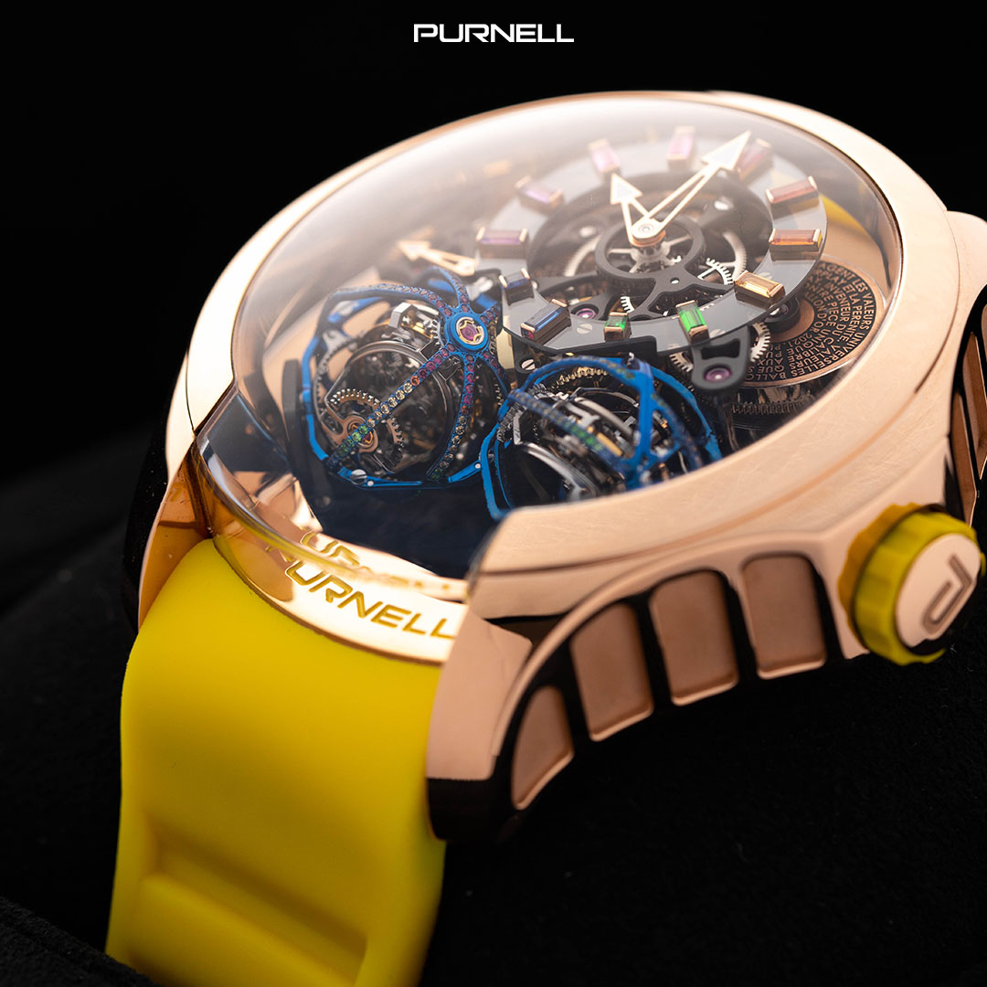 purnell_watches's tweet photo. Purnell's Escape II
Home of the World's Only Gemset Triple-Axis Tourbillon
#watchgeek #watchlovers #ericcoudray #watchaddict #watchfam #art #design #luxurylifestyle #happywatch #watchoftheday #dailywatch #luxurywatch https://t.co/XV6lbf3axp
