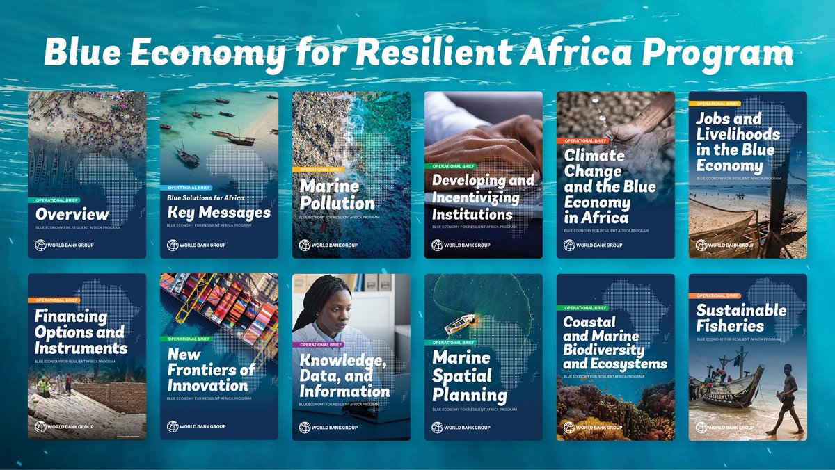 🆕 Introducing the Blue Economy for Resilient #Africa Program, which focuses on solutions to accelerate adaptation to climate change.

Click here 🔗 wrld.bg/7U1X50NehL2

#COP27 #ClimateActionWBG #PROBLUE_Oceans #BE4RAP