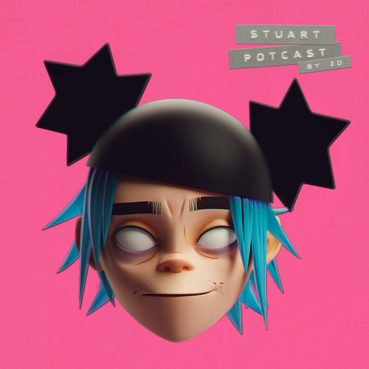 「Re-live 2D's Stuart Potcast in full   」|gorillazのイラスト