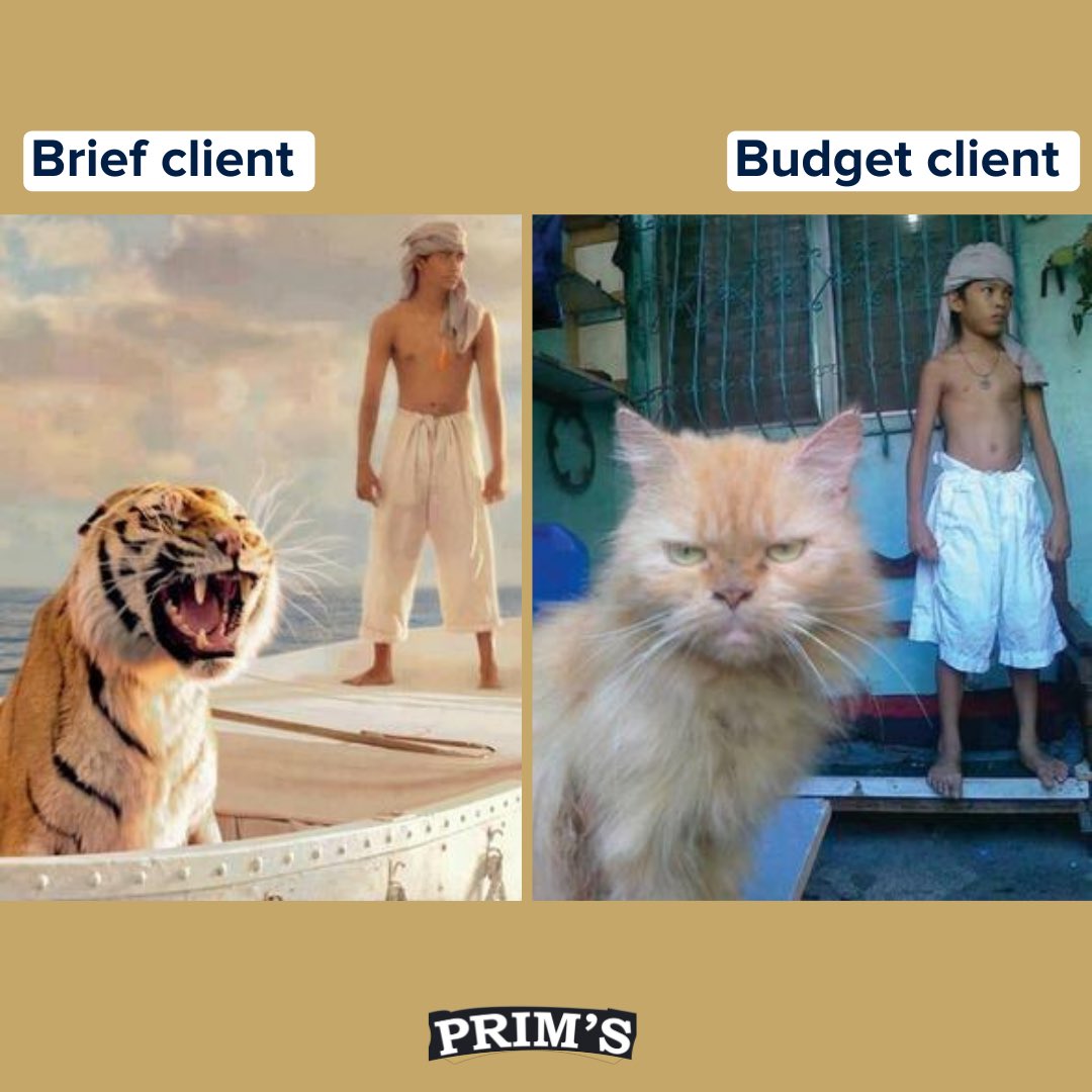 primsagency's tweet image. Le brief du client VS le budget du client 😂

#prims #budget #client