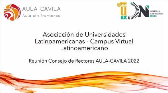 #AHORA | 📌Reunión del Consejo de Rectores del Aula Cavila.

💻La sesión se realiza virtualmente.

👉Además de la UNLP, del encuentro participan la 
<a href="/CVUEx/">Campus Virtual UEx</a> , la <a href="/RectorUNNOBA/">Rector UNNOBA</a>, la @UDGVirtual_SUV, la 
<a href="/UNQoficial/">Universidad Nacional de Quilmes</a>, la @UNA, la <a href="/fundacionyuste/">Fundación Yuste</a>  y la 
<a href="/unneargentina/">UNNE ⭐⭐⭐</a>, entre otras.