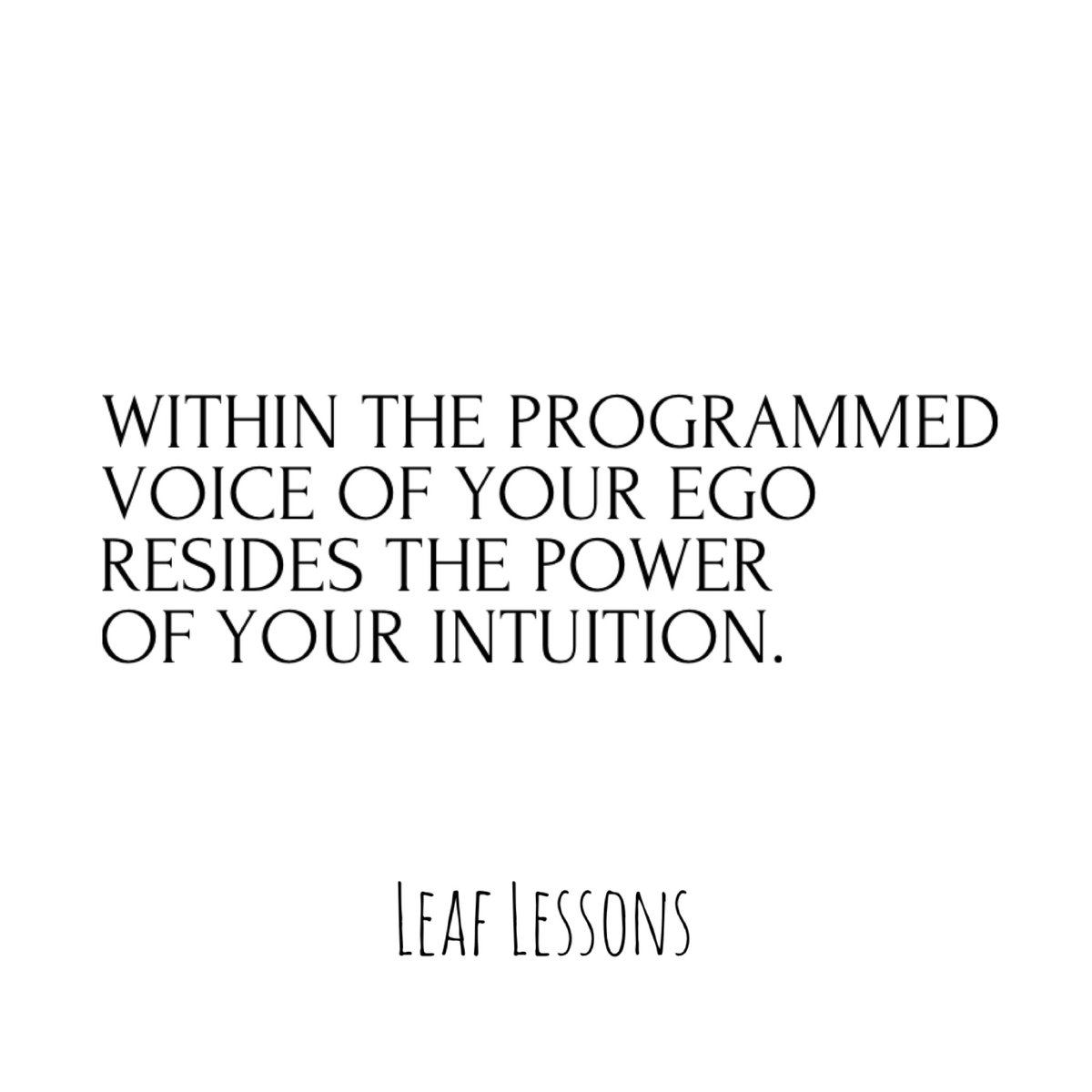 LeafLessons's tweet image. Under the programming of your ego is a powerful force waiting to guide you to the best life you can live. #ego #author #spiritualauthor #meditate #SPIRITUAL #indieauthor