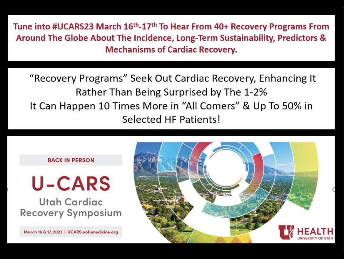 U-CARS (@ucars_recovery) on Twitter photo #UCARS23 ONE WEEK AWAY: Agenda with world-class faculty! Complimentary LIVE STREAM Register here: tinyurl.com/544y3cx3. <a href="/PalakShahMD/">Palak Shah</a> <a href="/manreetkanwar/">Manreet Kanwar</a> <a href="/EricAdler17/">Eric Adler</a> <a href="/NirUrielMD/">Nir Uriel, MD MSc</a> <a href="/PaulTangMD/">Paul C. Tang</a> <a href="/RobinShawCVRTI/">Robin Shaw, MD, PhD</a> <a href="/FudimMarat/">Marat Fudim, MD MHS</a> <a href="/DrRosengart/">Todd Rosengart, MD</a> <a href="/rcstarling/">Randall Starling</a> <a href="/rachkataria/">Rachna Kataria, MD</a> <a href="/MaryjaneFarrMD/">Maryjane Farr MD MSc, FACC FAST FHFSA FAHA</a> #UCARS23 ONE WEEK AWAY: Agenda with world-class faculty! Complimentary LIVE STREAM Register here: tinyurl.com/544y3cx3. <a href="/PalakShahMD/">Palak Shah</a> <a href="/manreetkanwar/">Manreet Kanwar</a> <a href="/EricAdler17/">Eric Adler</a> <a href="/NirUrielMD/">Nir Uriel, MD MSc</a> <a href="/PaulTangMD/">Paul C. Tang</a> <a href="/RobinShawCVRTI/">Robin Shaw, MD, PhD</a> <a href="/FudimMarat/">Marat Fudim, MD MHS</a> <a href="/DrRosengart/">Todd Rosengart, MD</a> <a href="/rcstarling/">Randall Starling</a> <a href="/rachkataria/">Rachna Kataria, MD</a> <a href="/MaryjaneFarrMD/">Maryjane Farr MD MSc, FACC FAST FHFSA FAHA</a>