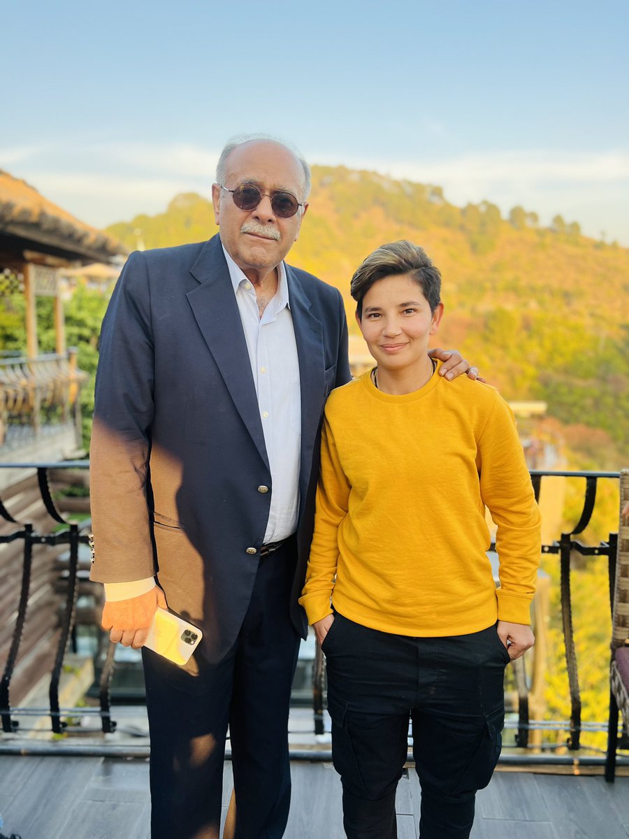 Senioritis is real Nice 🙂 meeting with chairman @najamsethi Thanks 😊 for such amazing 😍 initivative of WPSL to promote and give international experience to local stars @najamsethi @LevelPlayingField @TheRealPCB @TheWLT20