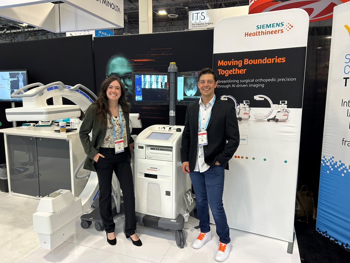 RadlinkInc's tweet photo. Day 2 at #AAOS2023 is underway! Visit us at Booth 2821-2822 alongside partners @SiemensHealth to demo our integrated fluoroscopic #AI image analysis navigation software
@AAOS1 #orthopedicsurgery #orthotwitter #orthopedicsurgeon #surgeon #medtech #AIfortheOR https://t.co/77S7TMM7NN