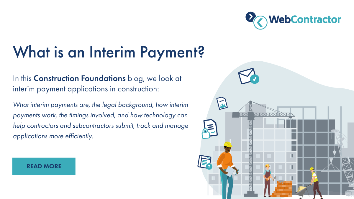 WebContractor (@web_contractor) on Twitter photo In this blog, we look at interim payments, some of the legal background, how interim payments work, the timings that are often involved and how software such as <a href="/web_contractor/">WebContractor</a> can streamline the Application for Payment process.
Read the blog: eu1.hubs.ly/H036tvy0 In this blog, we look at interim payments, some of the legal background, how interim payments work, the timings that are often involved and how software such as <a href="/web_contractor/">WebContractor</a> can streamline the Application for Payment process.
Read the blog: eu1.hubs.ly/H036tvy0