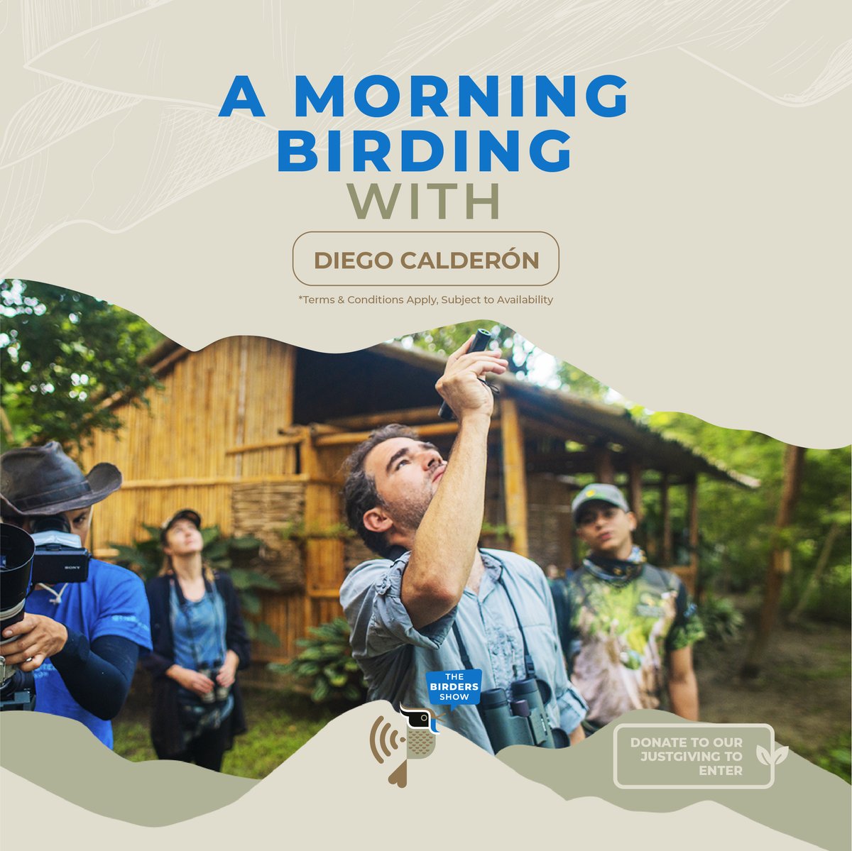 2/3 In addition to overnight stays and birding at those amazing lodges, you could also win birding experiences with our hosts and videographers: