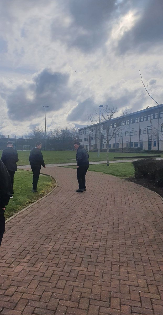 Miss C's S3s were out collecting items for their journey sticks - a method of storytelling that goes back centuries! #outdoorlearning #creativewriting <a href="/MrReedie/">Mr Reedie</a>