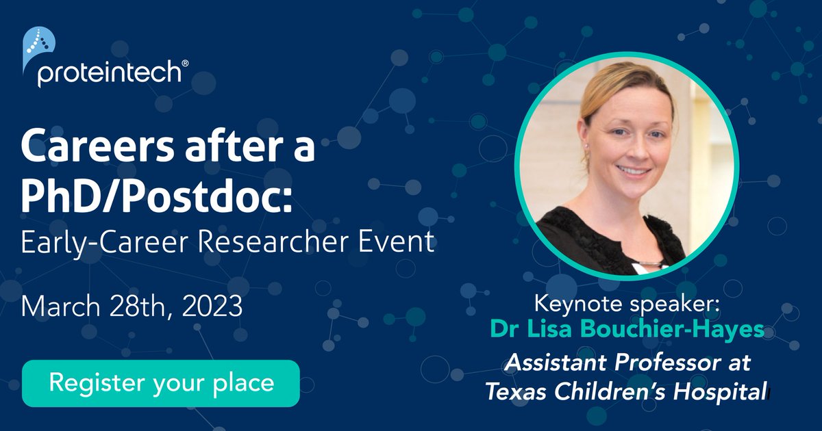 Meg Elley (@meg_elley) on Twitter photo Early career researchers/scientists! Join <a href="/Proteintech/">Proteintech Group</a>’s ECR career event on 28/03/2023 at 3pm UK. Hear from 5 scientists who work in academia and industry with a variety of different roles! Register here: ptglab.zoom.us/webinar/regist… #ECR #EarlyCareerScientist #phdlife Early career researchers/scientists! Join <a href="/Proteintech/">Proteintech Group</a>’s ECR career event on 28/03/2023 at 3pm UK. Hear from 5 scientists who work in academia and industry with a variety of different roles! Register here: ptglab.zoom.us/webinar/regist… #ECR #EarlyCareerScientist #phdlife