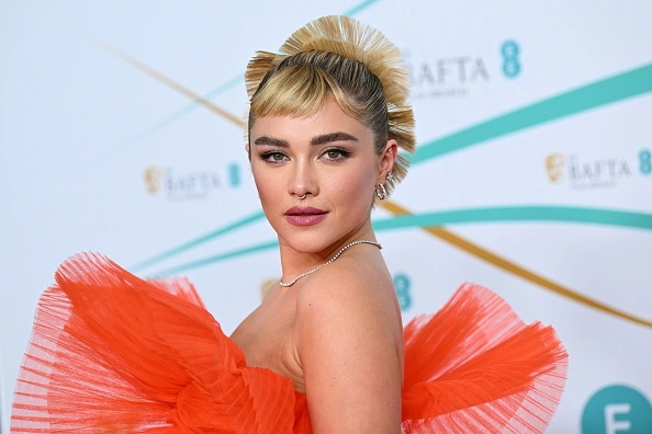 IndieWire's tweet photo. Florence Pugh Says It’d Be ‘Strange’ to Star in a Nancy Meyers-Type Film: ‘I Only Pick Very Intense Roles’ https://t.co/5aXzcSBGI7 https://t.co/FofcJfShX0