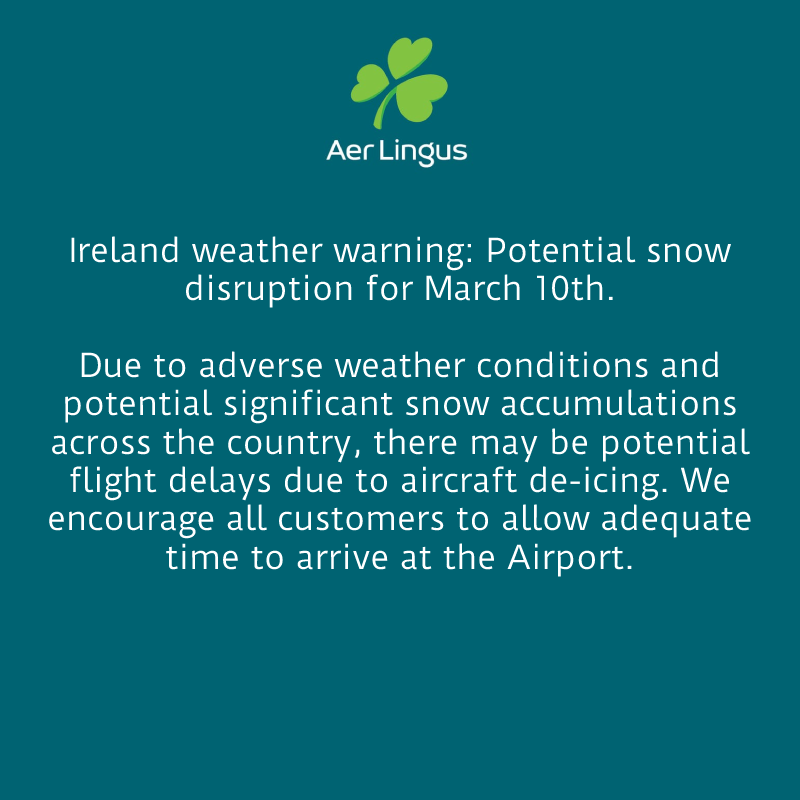 Aer Lingus tweet media