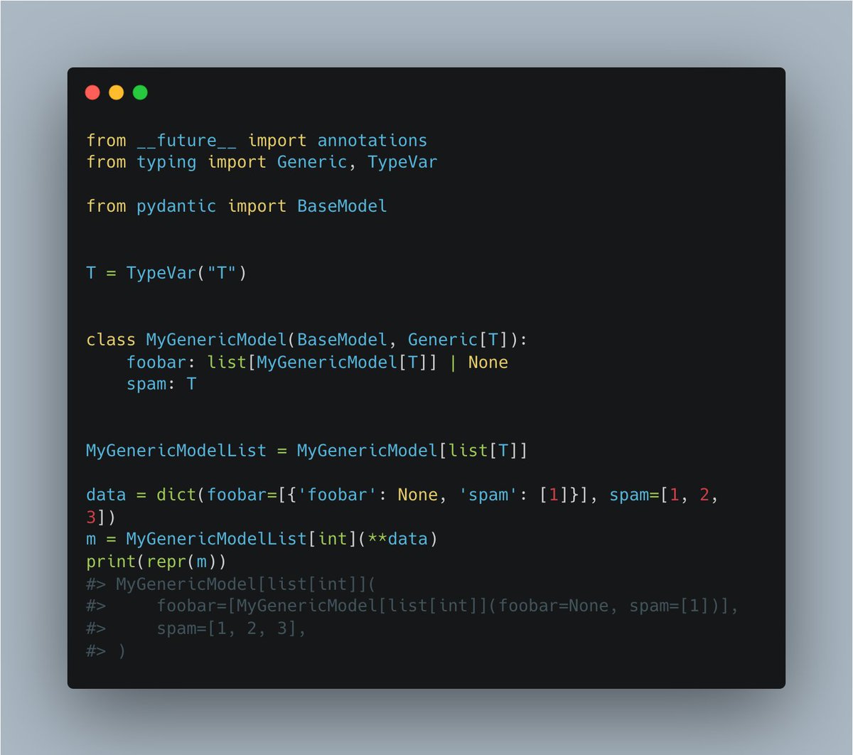 <a href="/pydantic/">Pydantic</a> Name another validation library (in any language), that code validate this?

Recursive generics, including changes of multiple recursive generics 🤯