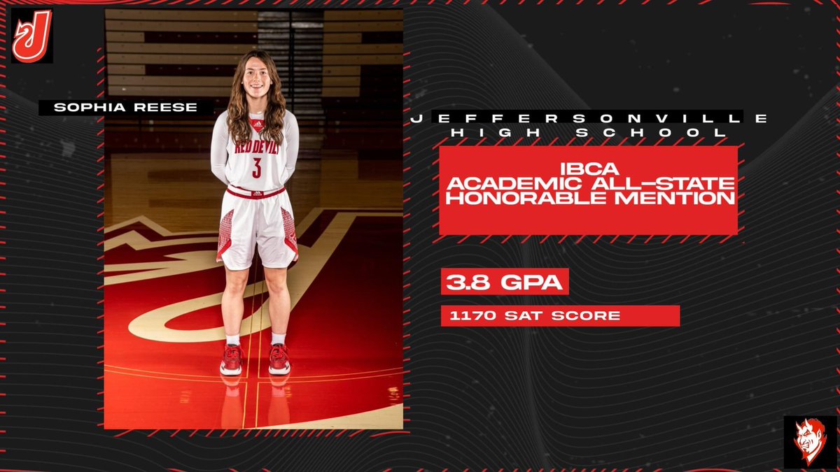 Congrats Sophia Reese on 2023 Academic All-State Honorable Mention