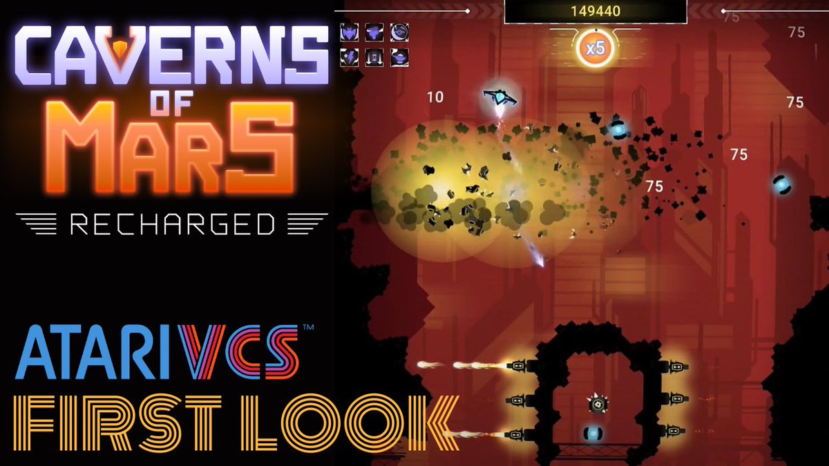 RetroSabertooth's tweet photo. 👉A Gameplay only "First Look" of the #AtariVCS version of #CavernsOfMarsRecharged!  

This is great take on a deep cut from the @Atari 8-bit computer era.  Well done @SneakyBox!

Have you played #Atari today?

https://t.co/CYkmhD7Pt9 https://t.co/AFp8Y3GvO2