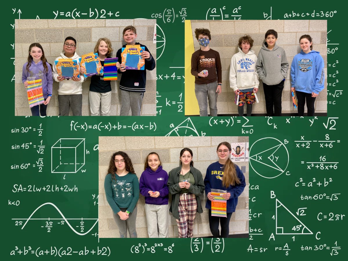 Congratulations to the top finishers in this year’s Math League Contest! <a href="/mathleague/">mathleague.org</a>