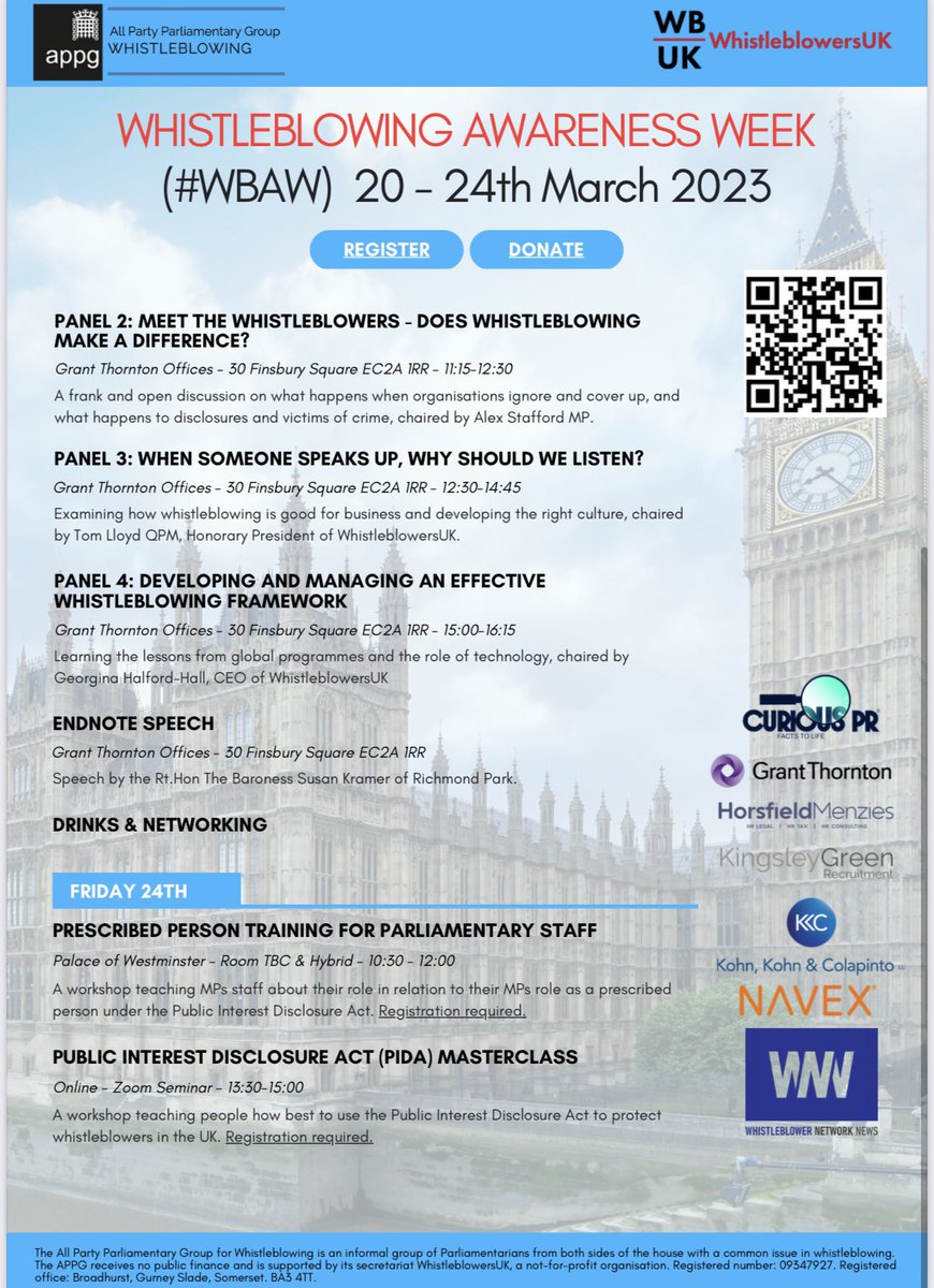 Whistleblowing Awareness Week 20-24 March 2023. @WB_UK dauk.org/partners-and-f…