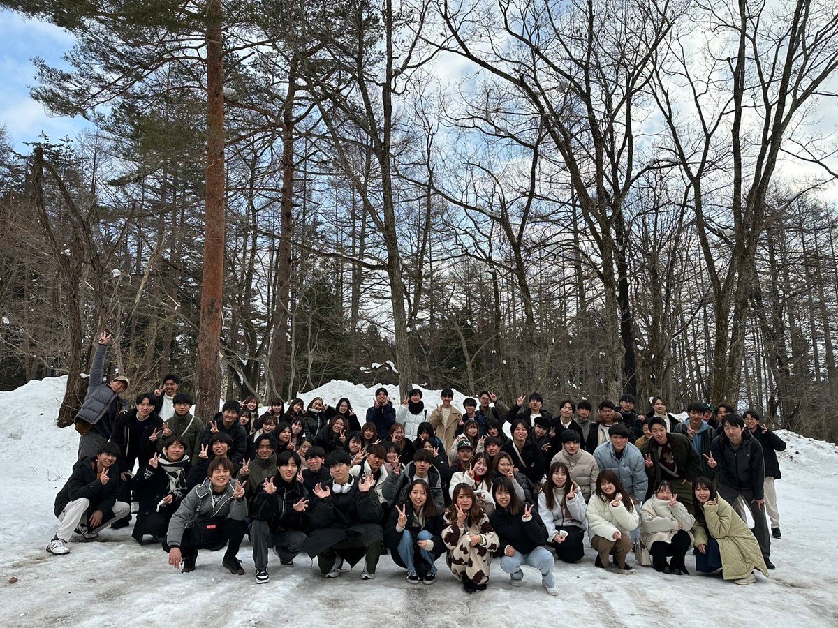 TWIST_captains's tweet photo. #春から愛大 
 #春から愛知大学
TWIST冬合宿in2023 
今回の冬合宿では、2泊3日で長野県の白馬五竜スキー場まで行ってスキー&amp;スノボをしました！最終日は帰りに岐阜高山に寄って観光でした！
春から愛大の皆さん少しでも私たちのサークルが気になったら気軽にDMで質問してください！🥺 https://t.co/bZjCDEN1bp