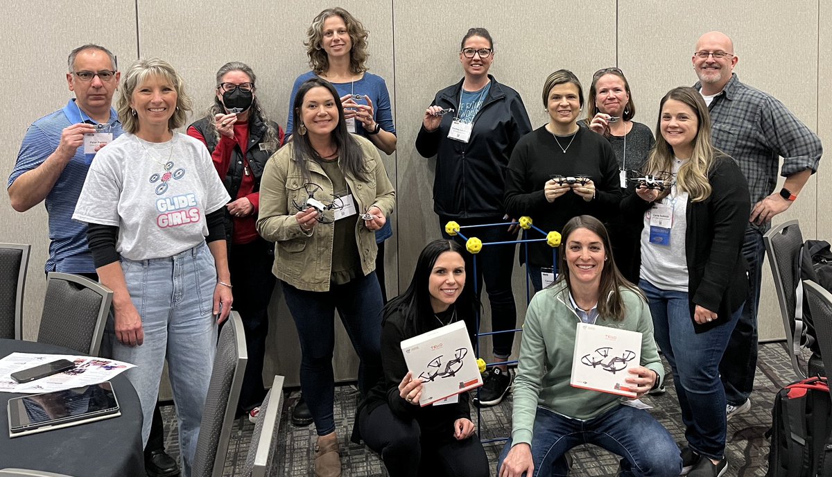 Kim Collazo (@kcollazo) on Twitter photo This group of amazing #Educators earned their #DronePilot wings today at our <a href="/ncties/">NCTIES</a> session! Thank you for your awesome donations <a href="/Drone_Legends/">Drone Legends</a>! They were so excited! <a href="/carrierobledo/">Carrie Robledo</a> and I are psyched more kids will be getting their hands on drones in school!😎 #NCTIES23 #STEM This group of amazing #Educators earned their #DronePilot wings today at our <a href="/ncties/">NCTIES</a> session! Thank you for your awesome donations <a href="/Drone_Legends/">Drone Legends</a>! They were so excited! <a href="/carrierobledo/">Carrie Robledo</a> and I are psyched more kids will be getting their hands on drones in school!😎 #NCTIES23 #STEM