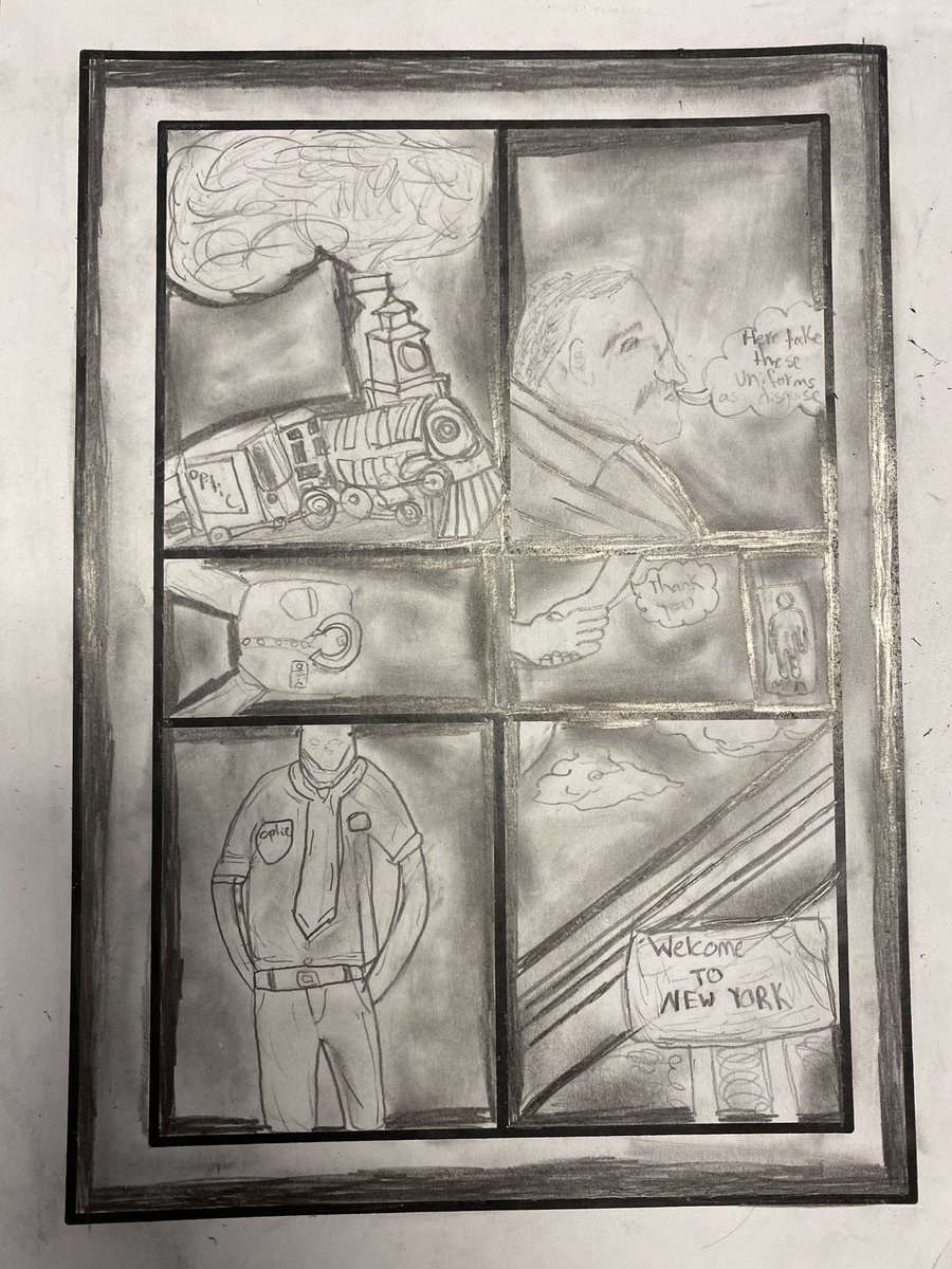 8th graders in Mrs. Catt’s class <a href="/Hamilton_WMS/">Wilson Middle School</a> shared graphic panels that represented voices of upstanders in the Holocaust. The panels represent key moments in the lives of those who took action in the Holocaust. Powerful!
