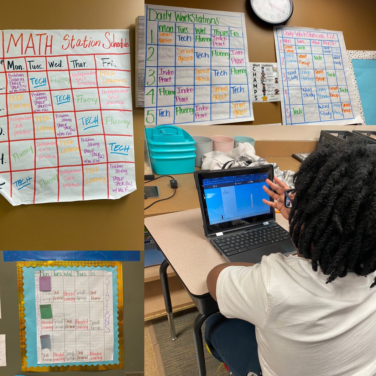 🚨BLENDED LEARNING IN ACTION🚨 <a href="/eickenrohtelem/">Eickenroht Elementary</a> has small group instruction and stations set as a blended learning practice in every classroom. Check out these awesome station charts! #SpringISDInnovate <a href="/SISDInstTech/">SpringISD Inst Tech</a> <a href="/kholiday71/">Kevin H</a> <a href="/SISD_CoA/">K. Cuellar</a> <a href="/LaTracyHarris/">LaTracy Harris, Ed.D</a>