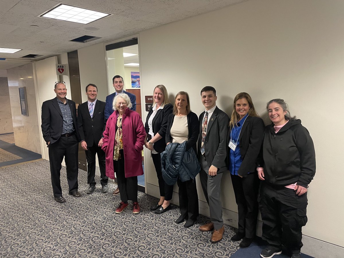 Endangered Species Coalition member groups meeting with EPW and ⁦<a href="/SenCapito/">Shelley Moore Capito</a>⁩ about the Endangered Species Act, ESA@50, wildlife corridors, RAWA, bats and more! 
⁦<a href="/SaveBlackwater/">Friends of Blackwater</a>⁩ ⁦<a href="/endangered/">Endangered Species Coalition</a>⁩ #stopextinction