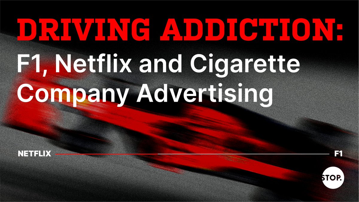 Is #Netflix helping cigarette companies reach young people with their brand messaging? Find out how the hit documentary series #F1: Drive to Survive may be #DrivingAddiction. @ExposeTobacco. bit.ly/3mj2Js7