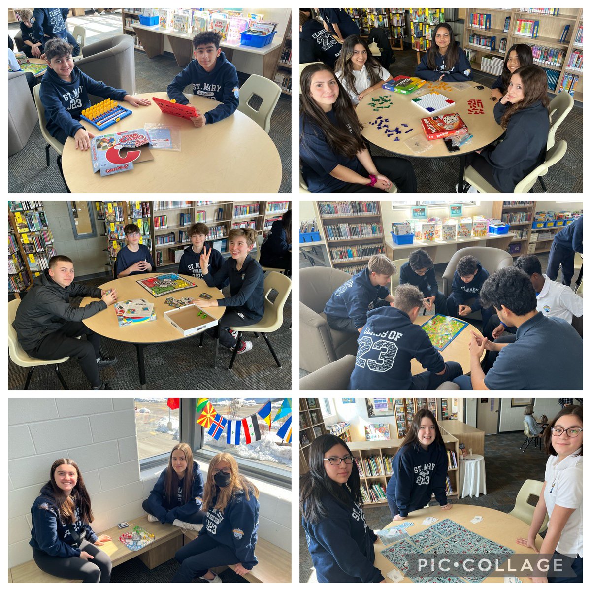 Thanks for joining us for Games Club, Grade 8s! @RoseClass5 <a href="/StMaryOakville/">St. Mary Oakville</a>