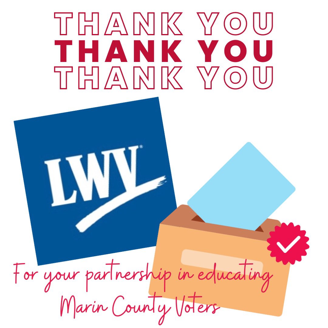 Thank you to all of our community partners who helped us educate Marin County voters for the March 7 Special Election! #MarinVotes @NorthMarinCS @canalalliance @City_of_MV @CmtyActionMarin
