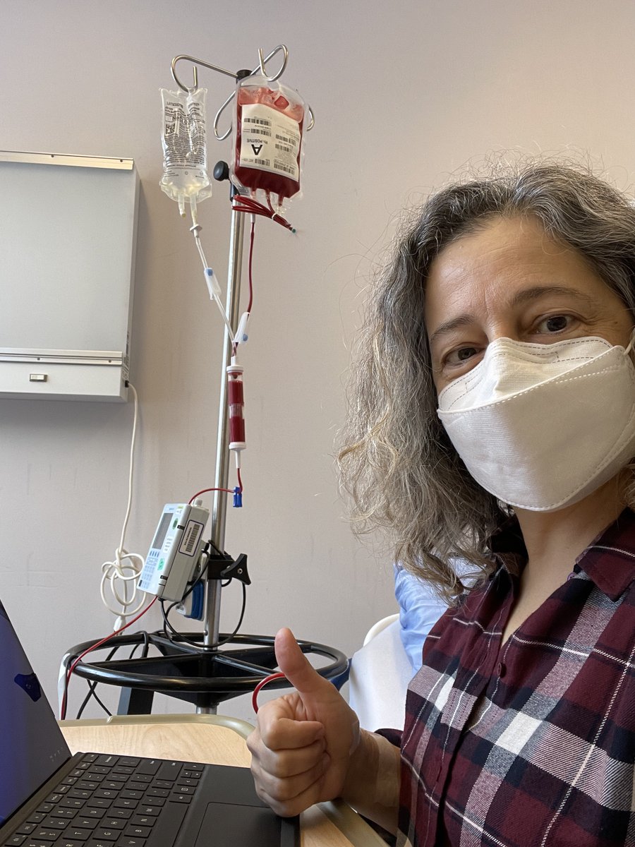 Some days #HybridWork looks a little different.  #GC #AccessAbility #GiveBlood #ThankYouDonors  #Thalassemia <a href="/Thal_Canada/">Thalassemia Canada</a> <a href="/CanadasLifeline/">Canadian Blood Services</a> @LifelineOntario