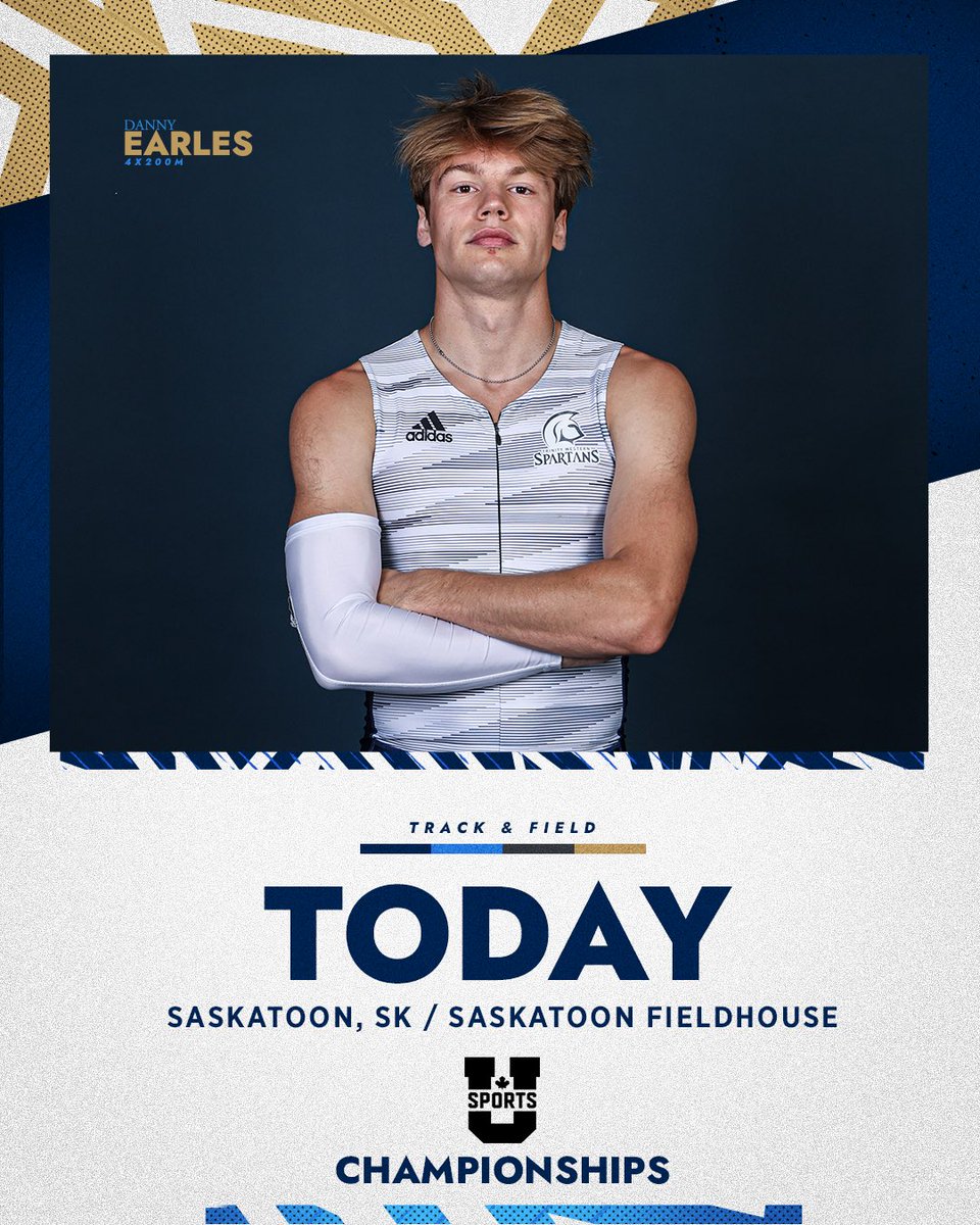 TWUSpartans's tweet photo. T&F | Nationals!
Our multi, and relay runners take on the first day!
π @USPORTSca Championships
π Saskatoon Fieldhouse
πΊ https://t.co/X6yqIw4r7D
π https://t.co/TQaob1knVL
#TWUTrack x #BeSpartan https://t.co/sUhTSceEo8